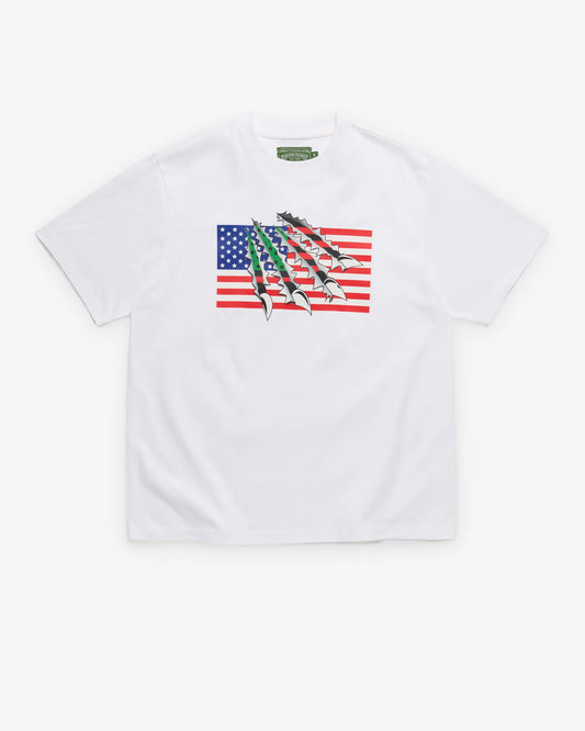 Denim Tears White USA With Claw Tee