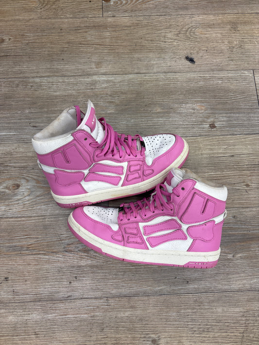 Amiri Skeleton Pink High Top USED NO BOX