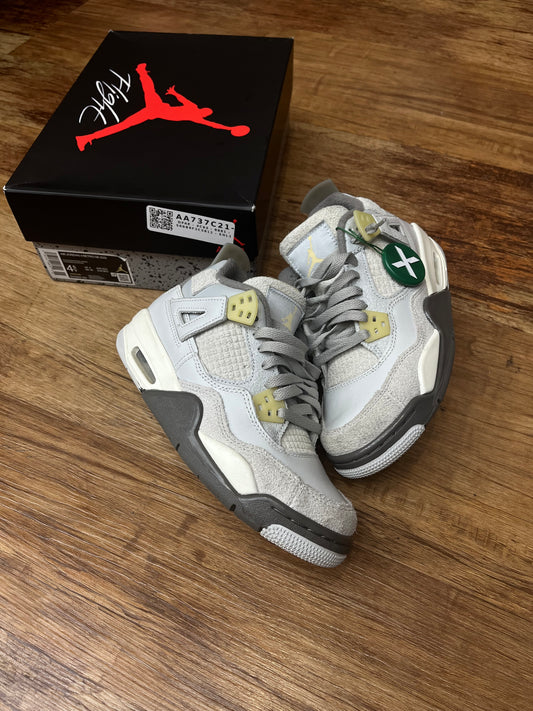Jordan 4 craft pre-owned with box