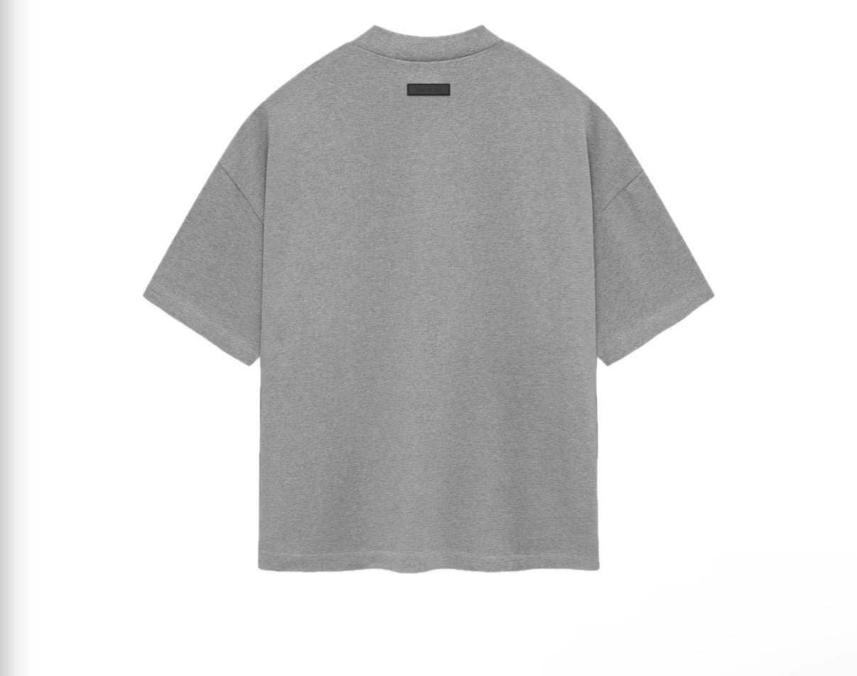Essentials cyan center logo Jersey tee