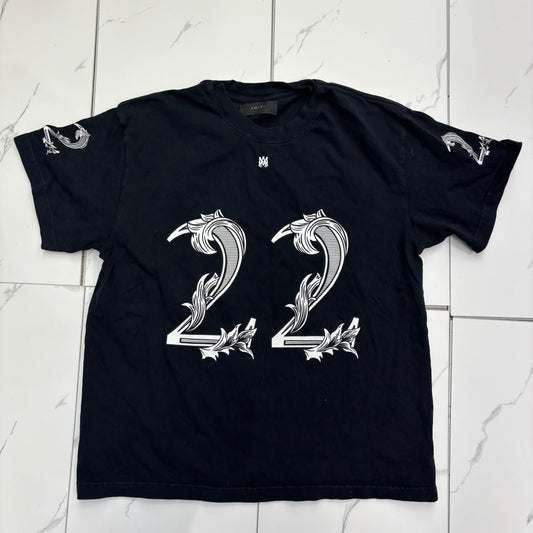 Amiri “22” black Tee Preowned