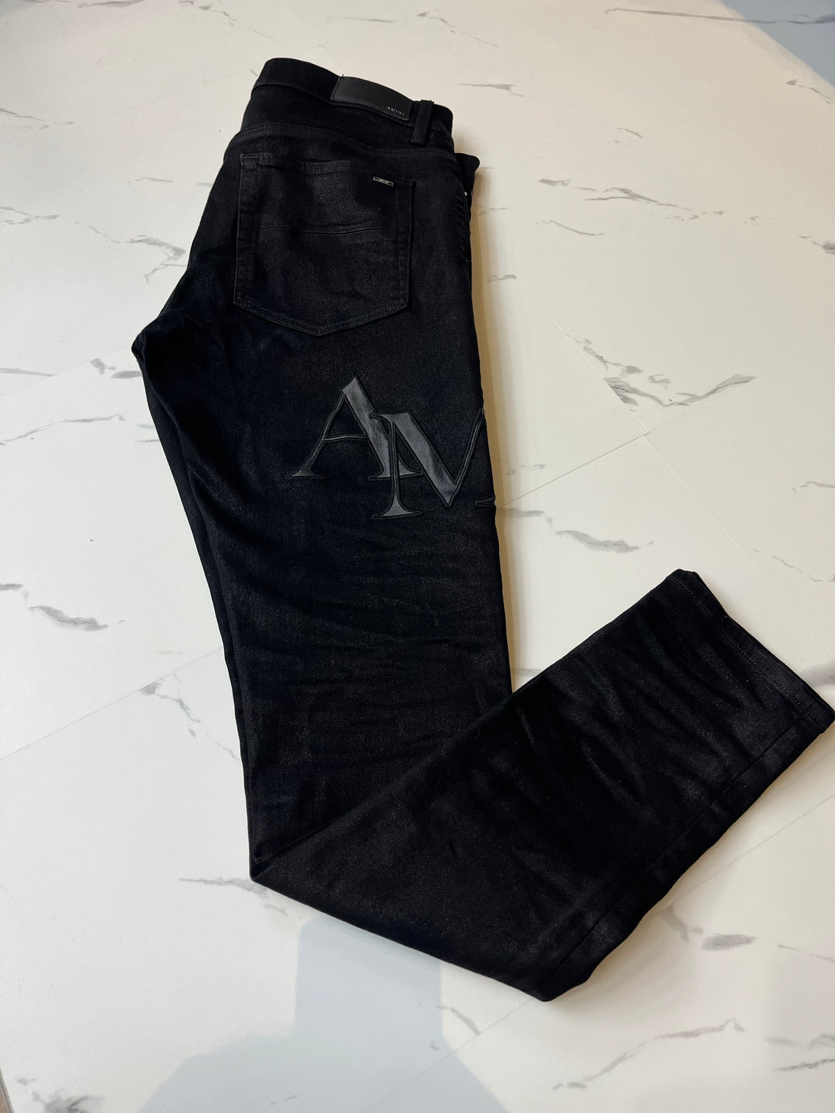 Used black Amiri jeans