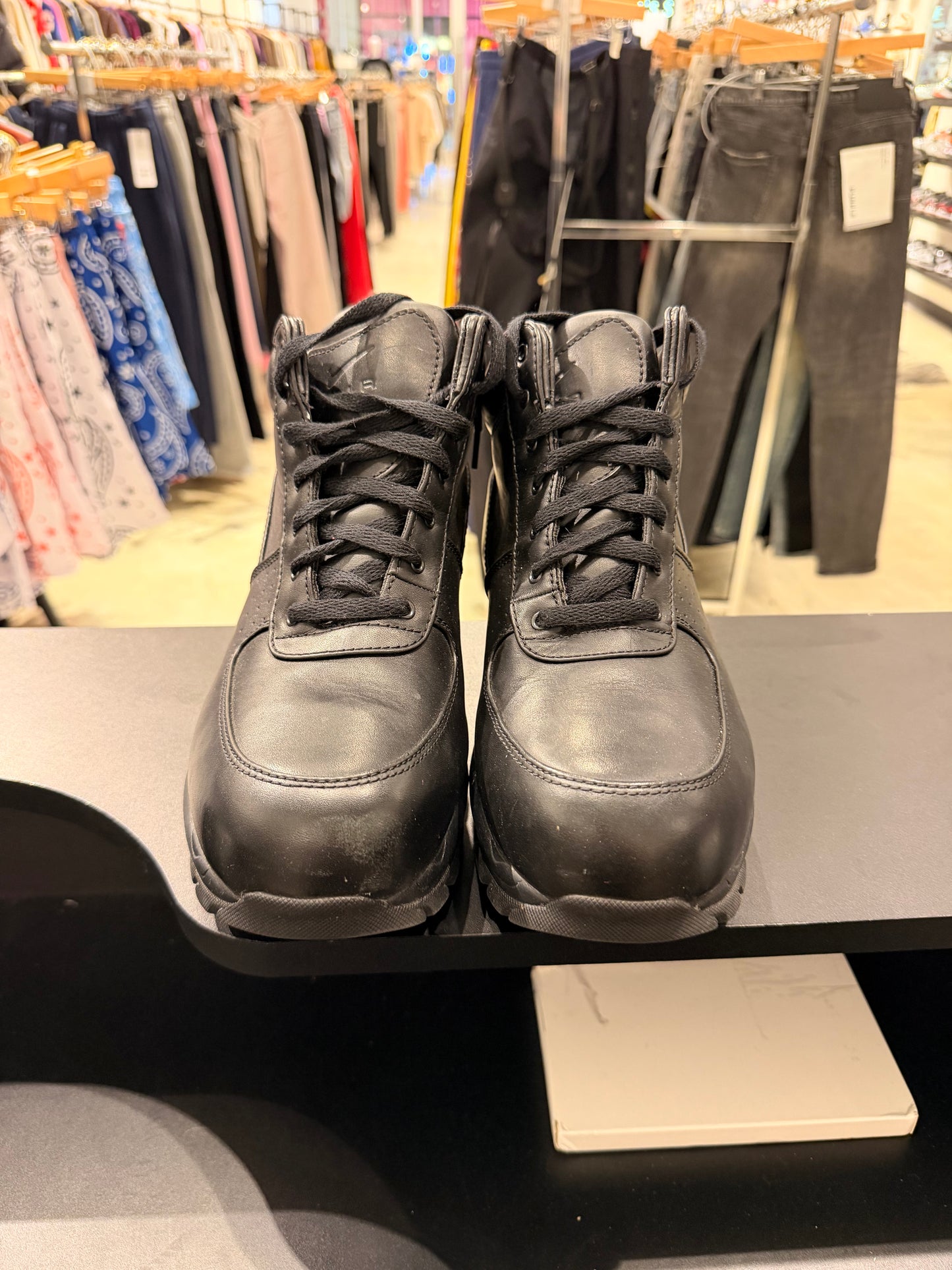 USED Nike Boots Black No Box
