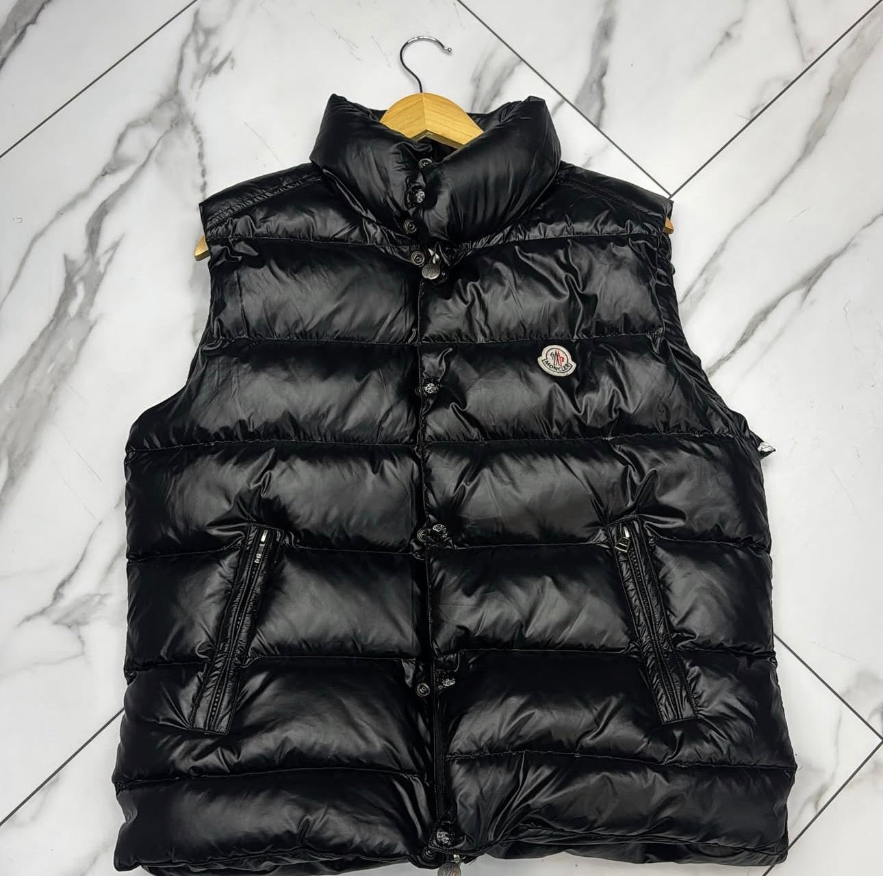 USED Moncler Black Vest