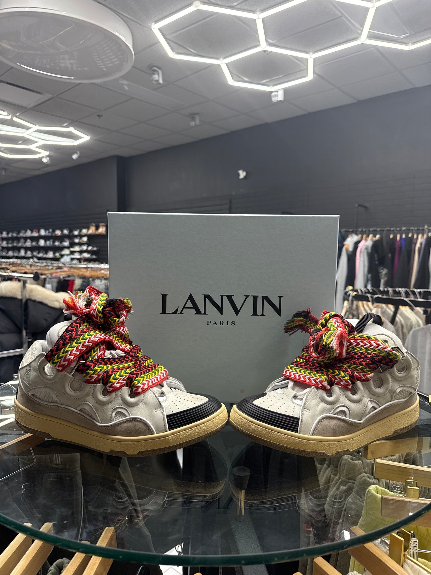 LANVIN CURB SNEAKER “white” 2024 USED