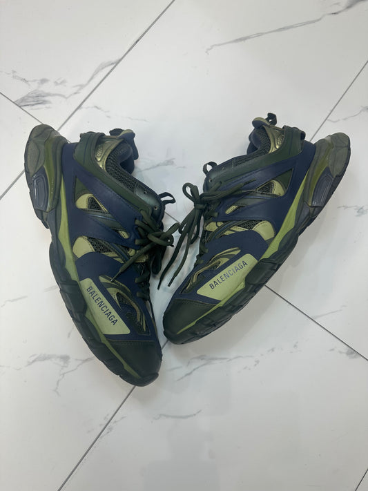 Balenciaga Track Green & Blue Used With No Box