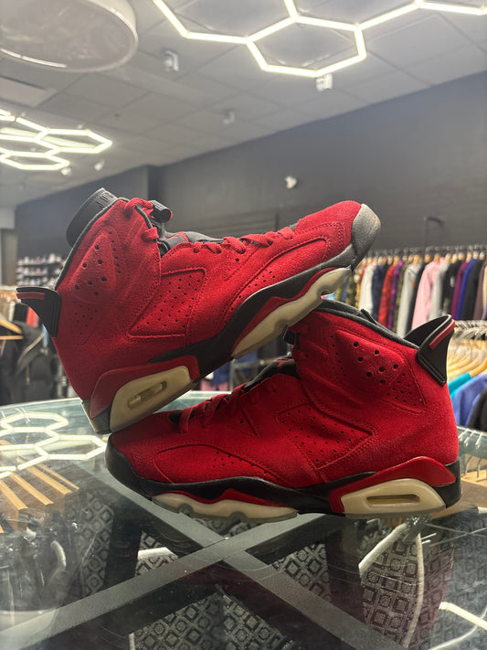 Jordan 6 toro bravo USED WITH NO BOX
