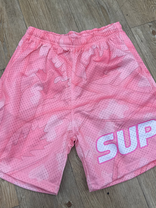 Sup Camo pink shorts