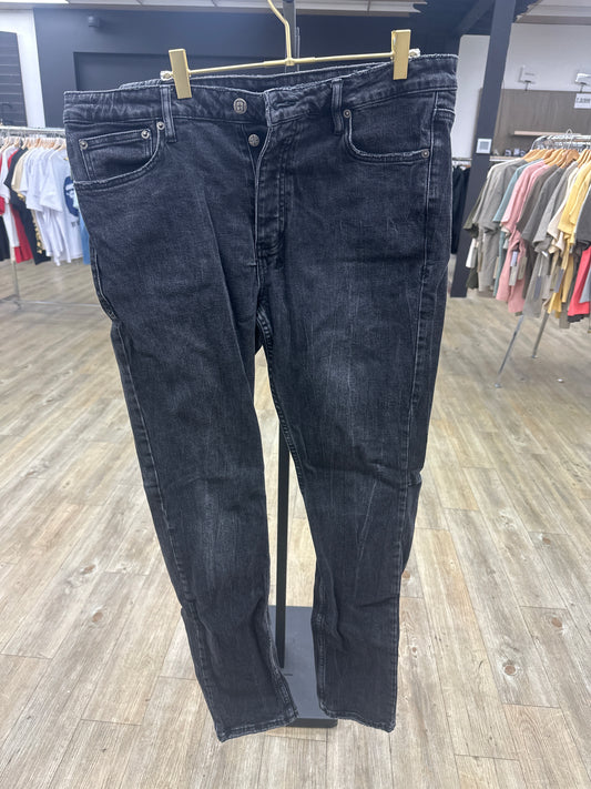 Ksubi Black Denim jeans pre-owned with back tags