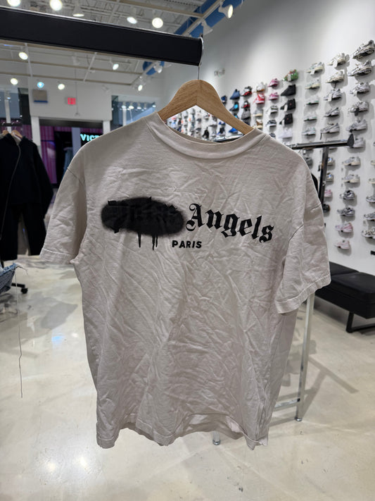 Palm Angels White Pre-owned Tee