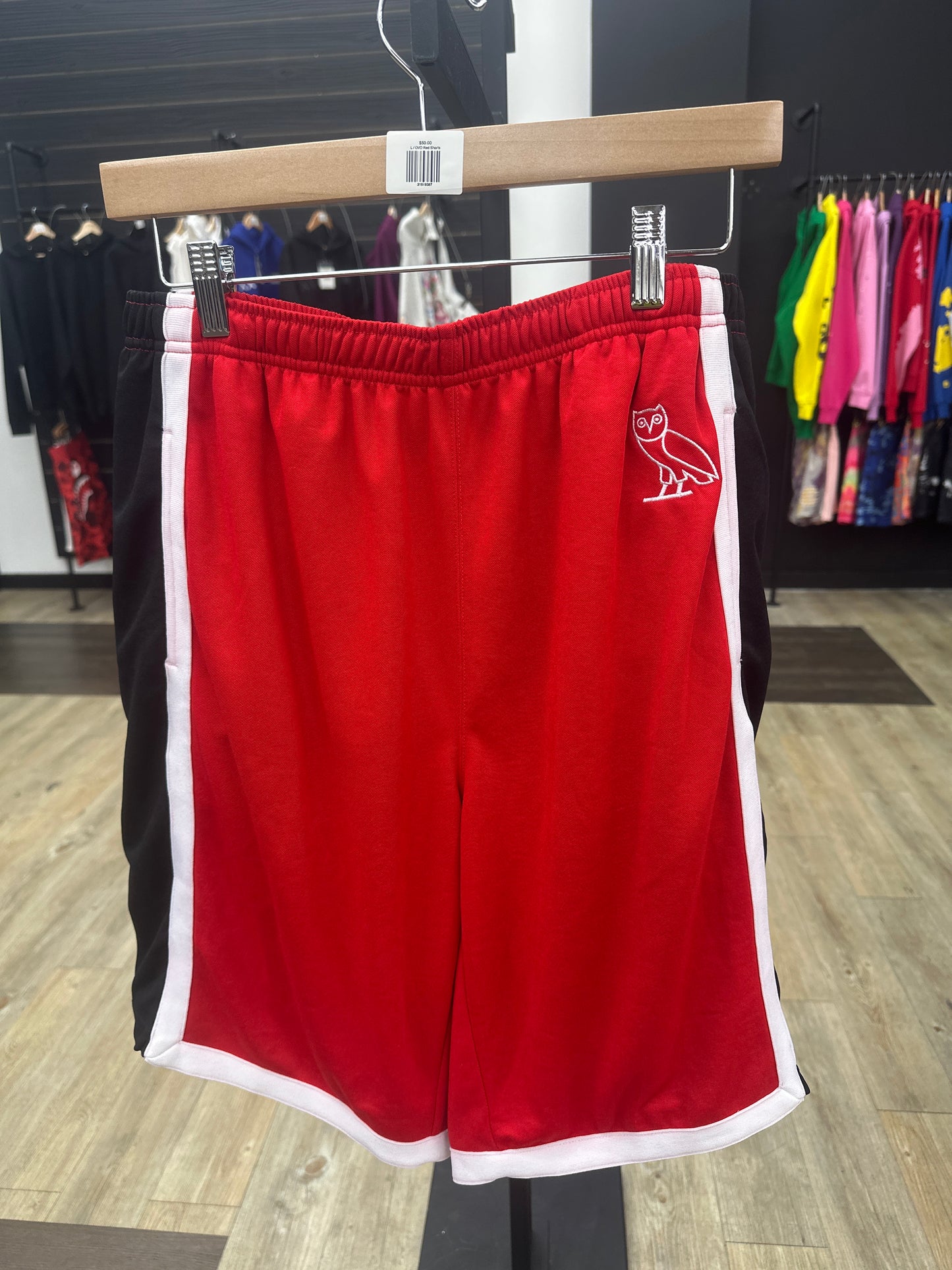 OVO red shorts pre-owned