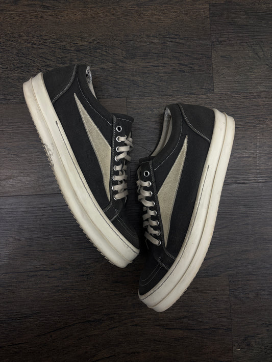 RICK OWEN HOLLYWOOD VINTAGE LOW ‘MOHOGANY MILK’ USED NO BOX