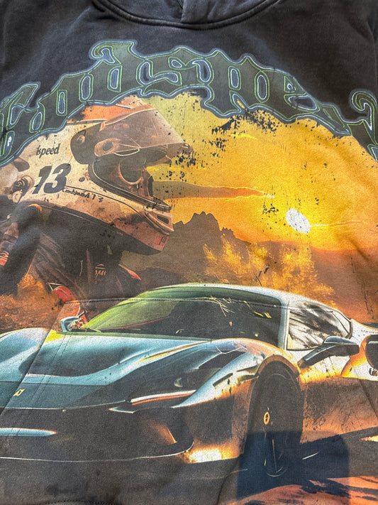 God Speed Black Sunset Hoodie