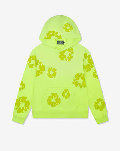 Denim Tear Lime Green Hoodie