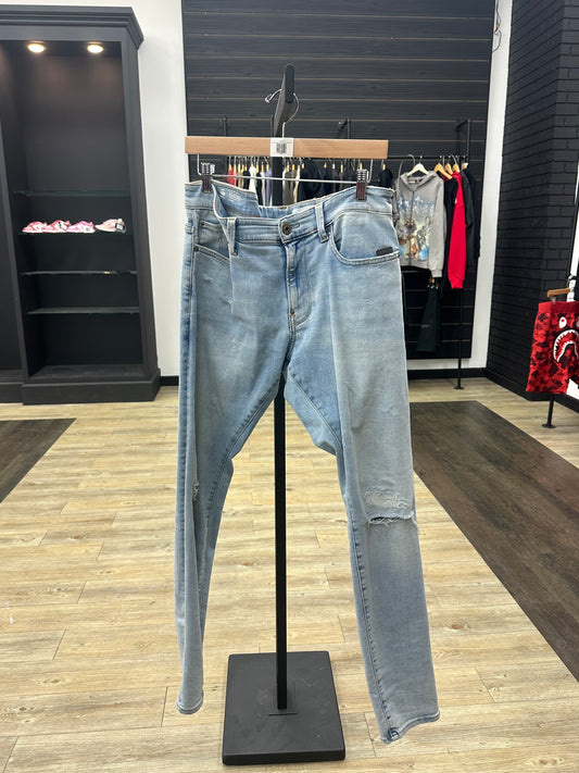 G star Raw knee slit blue jeans Pre-owned