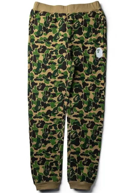 Bape ABC Green Camo Crystal Stone Sweatpants