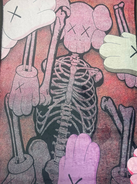Kaws Skeleton Rug