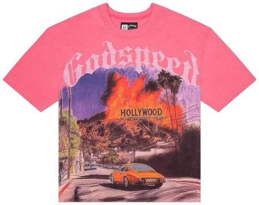 Godspeed Pink Hollywood explosion Tee