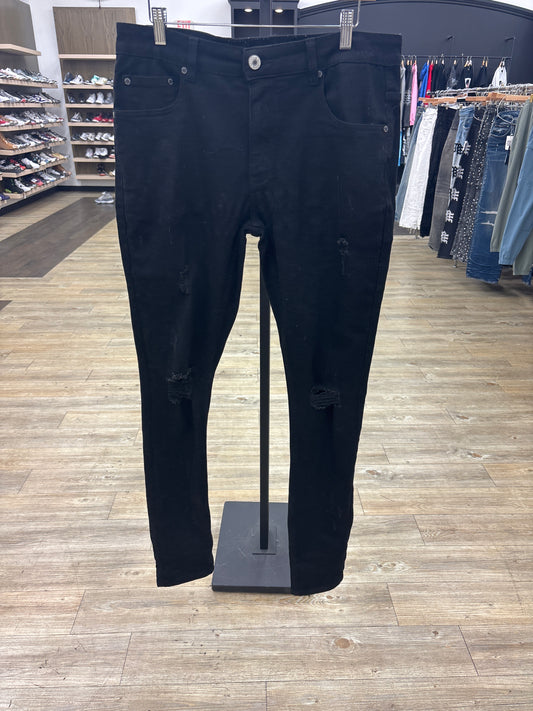 Serenede Jeans Black Rips Pre-Owned
