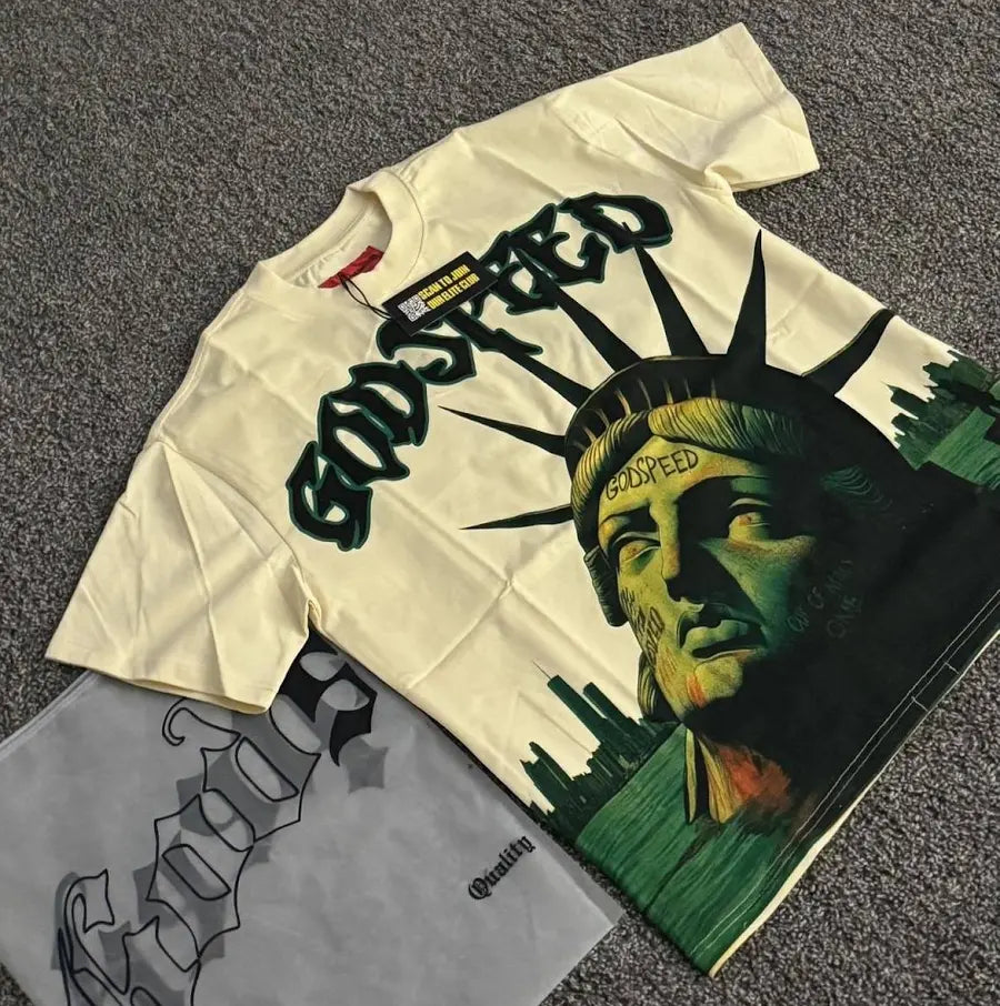 Godspeed Cream Sinking Statue Tee