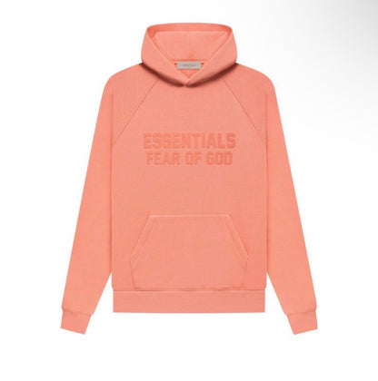 coral essentials hoodie
