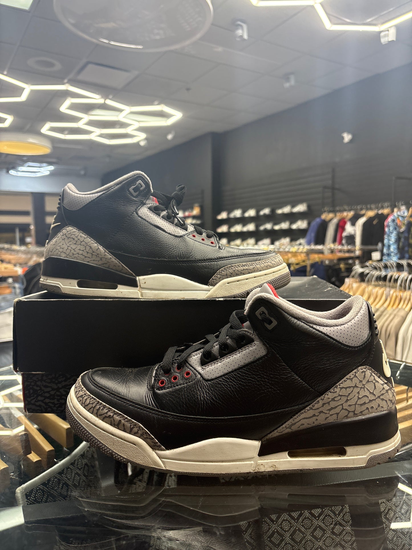 Jordan 3 Black Cement USED W BOX
