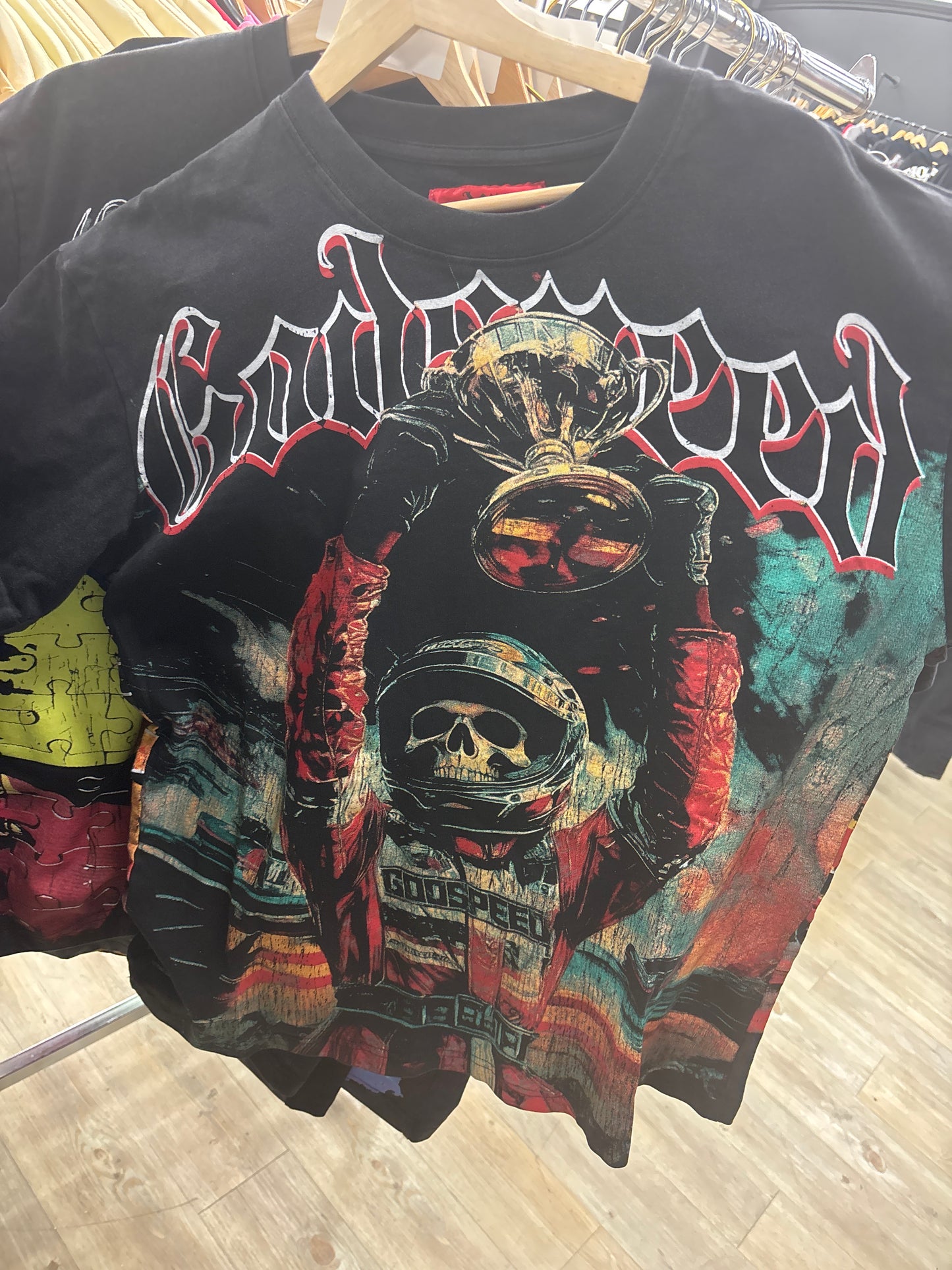 Godspeed black race trophy tee