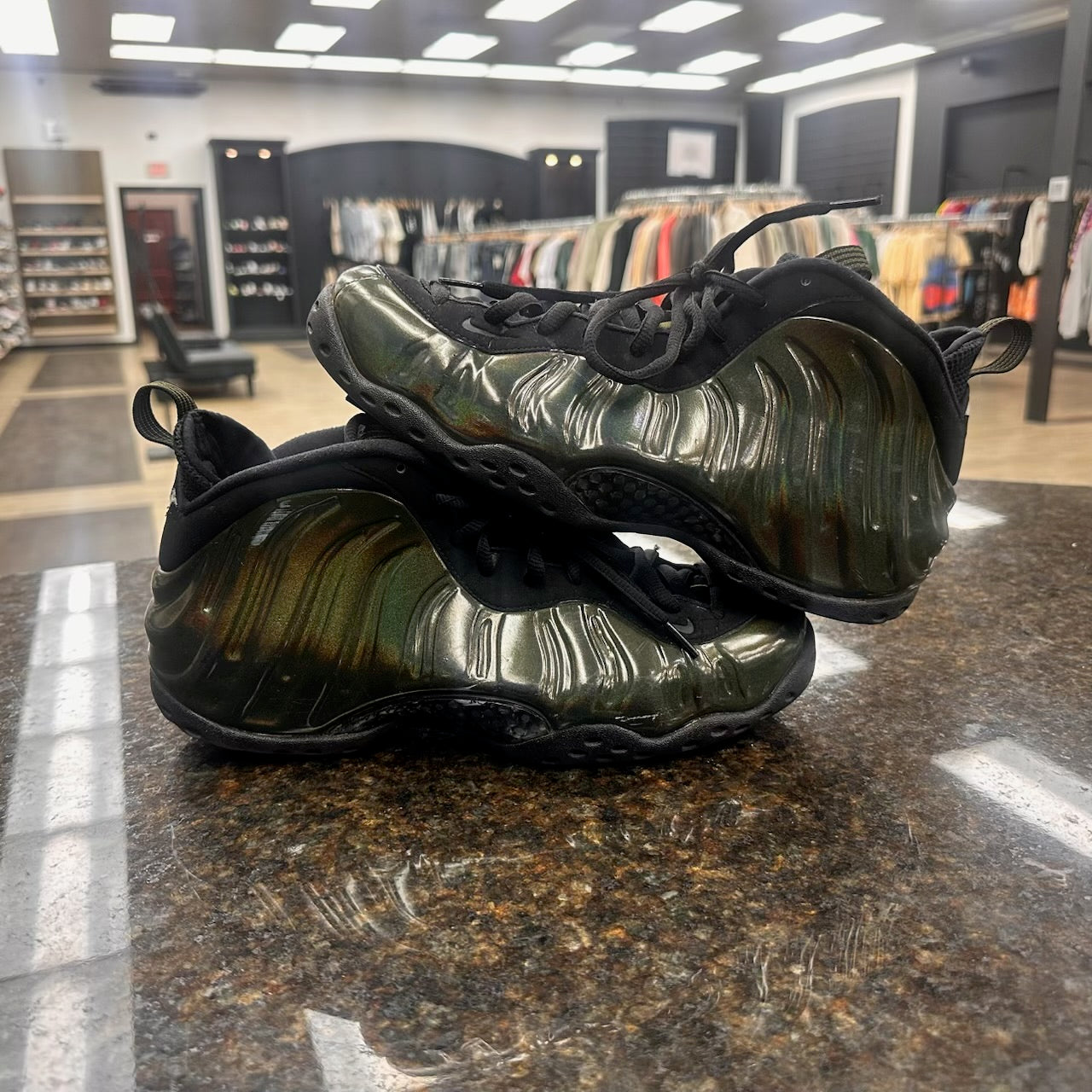 Foamposite Legion Green Used No Box