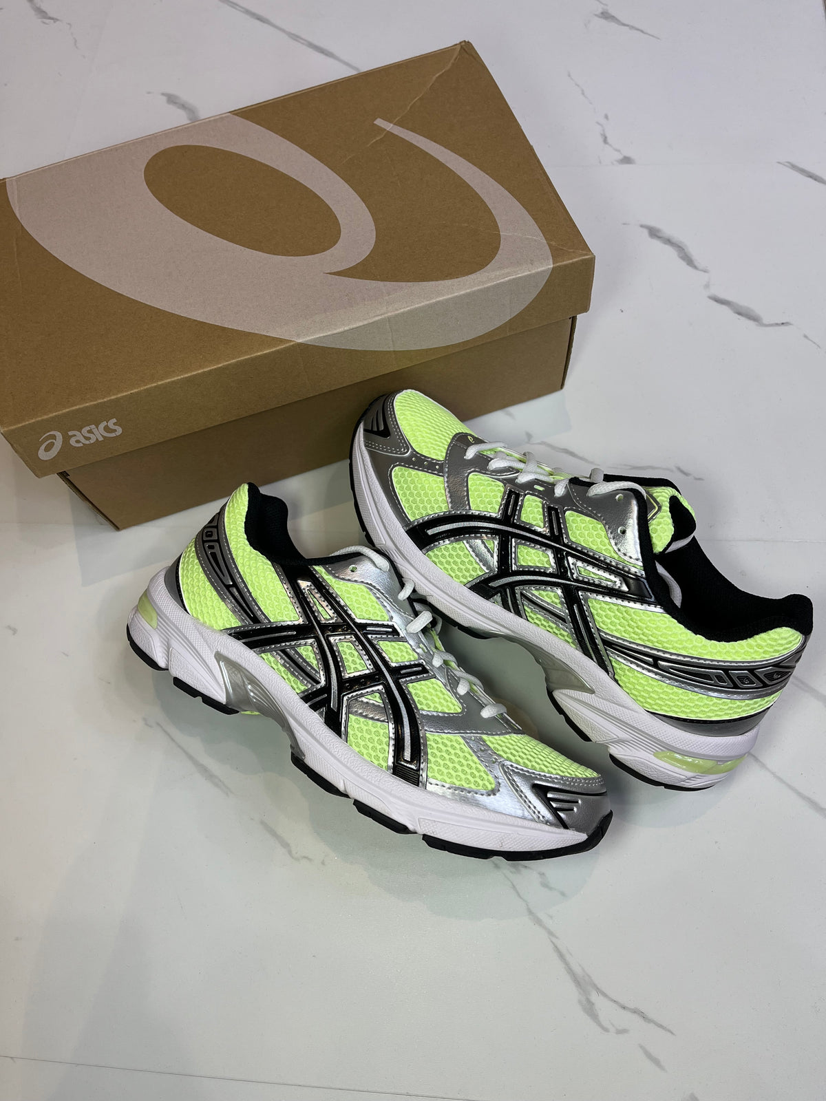 Asic Gel-1130 Neon Pack Green Used With Box