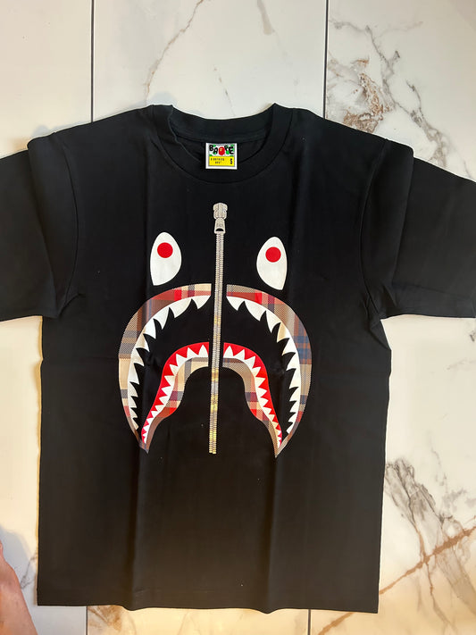 Bape #18 Black Shark Tee