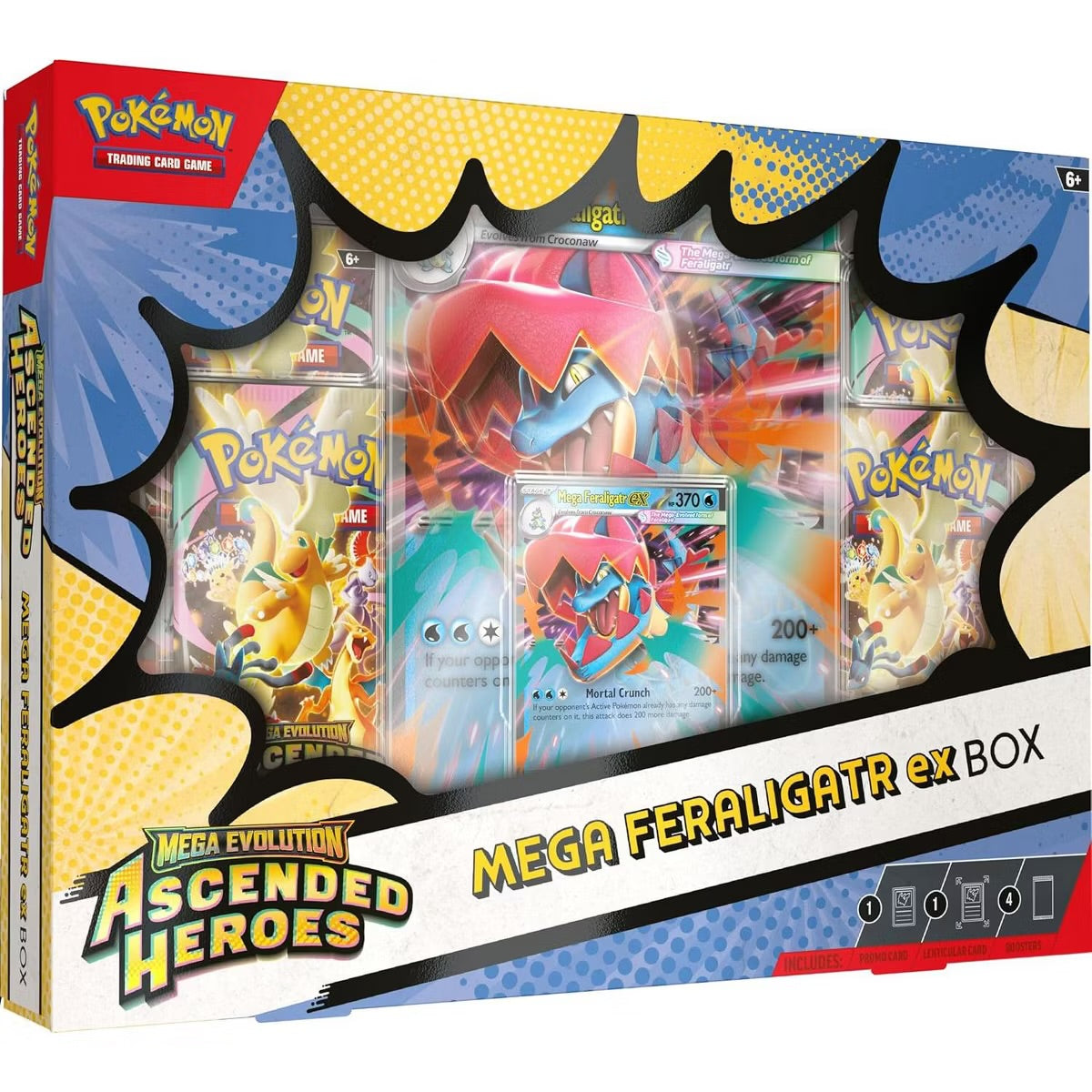 Pokémon Ascended Heroes Mega Feraligatr EX BOX