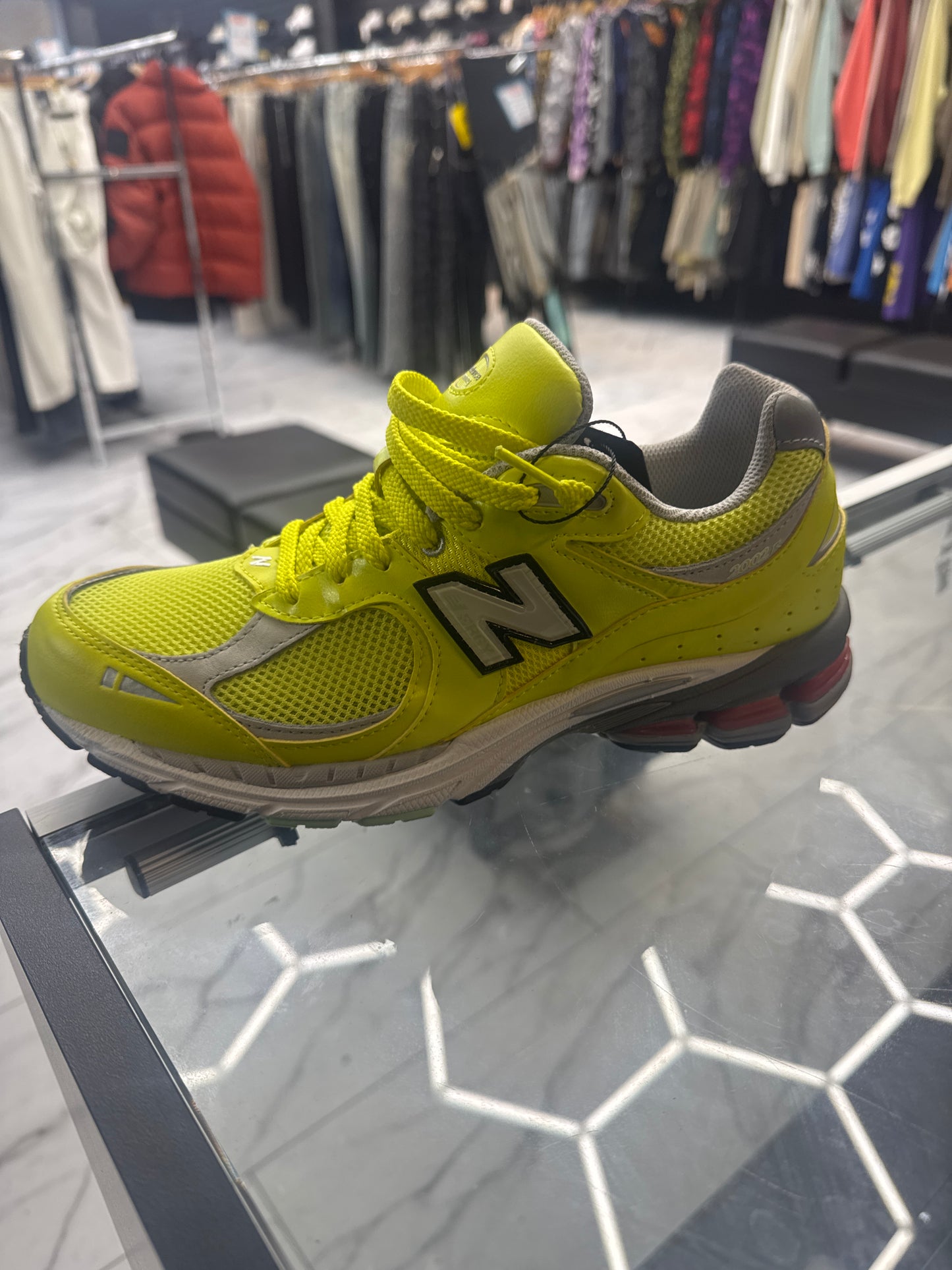 New Balance 2002r Neon USED