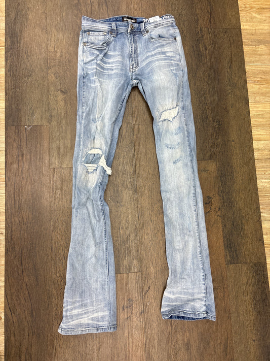 Serenede Blue Denim Jeans With Rips PRE-OWNED