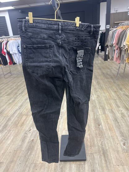 Ksubi Black Denim jeans pre-owned with back tags