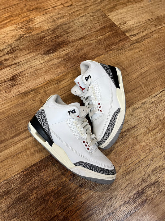Jordan 3 white cement pre-owned