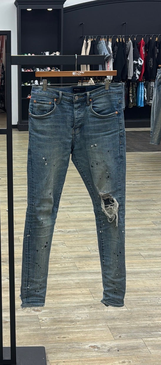 Preowned Purple Jean Indigo Destroyer