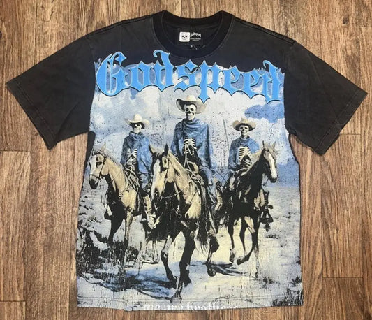 GodSpeed Black “Blue Cowboys” Tee
