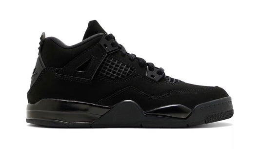 Jordan 4 Black Black (Pre-School)