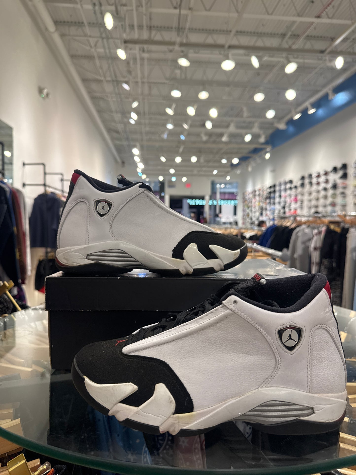 Jordan 14 Black Toe Used With Box