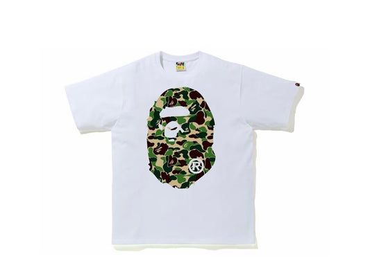 BAPE ABC Camo Big Ape Head Tee
White/Green