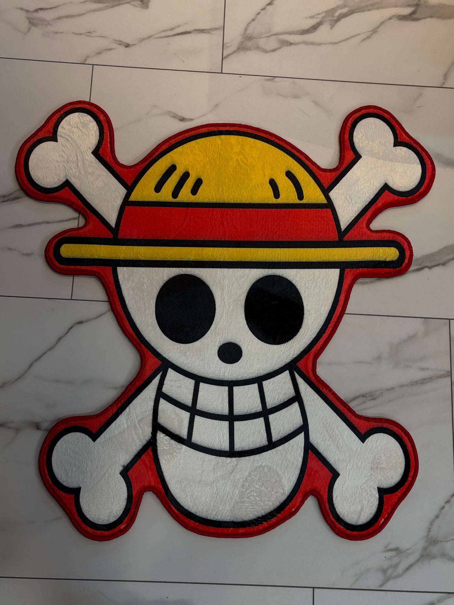 Luffy Pirate Ship Flag Rug
