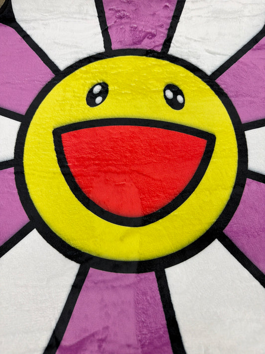 Takashi Murakami Pink Blue Rug