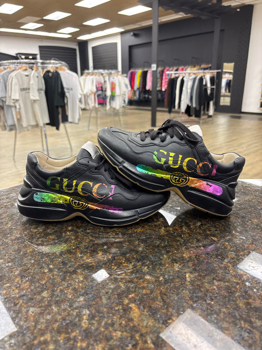 Gucci Rhyton “Iridescent Logo” Used W No Box 6.5M/8W