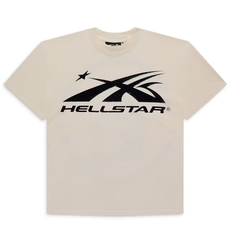 HELLSTAR SPORTS CORE GEL LOGO CREAM T-SHIRT