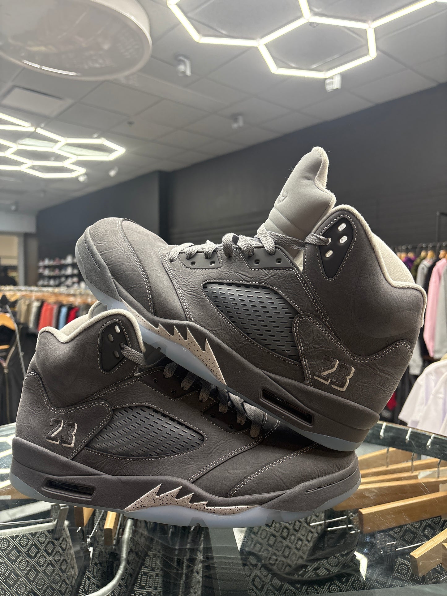 Jordan 5 wolf grey USED WITH NO BOX