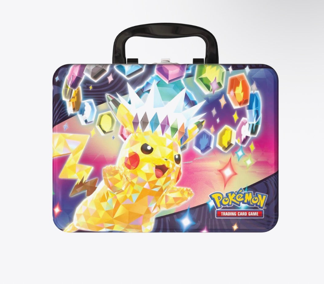 Pokemon Surging Sparks Stellar Crown Fall 2024 Collector Chest Tin SEALED