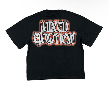 Mixed emotion skateboard angels tee