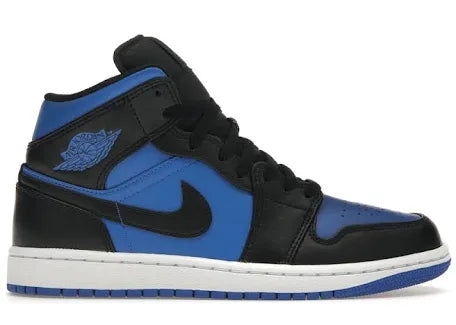 Jordan 1 Mid Black Royal Blue