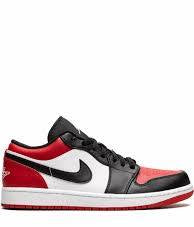 Jordan 1 Low Bred Toe W box Used
