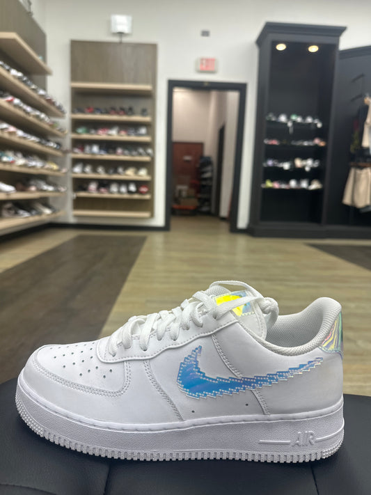 Nike White Pixel Air Force Used